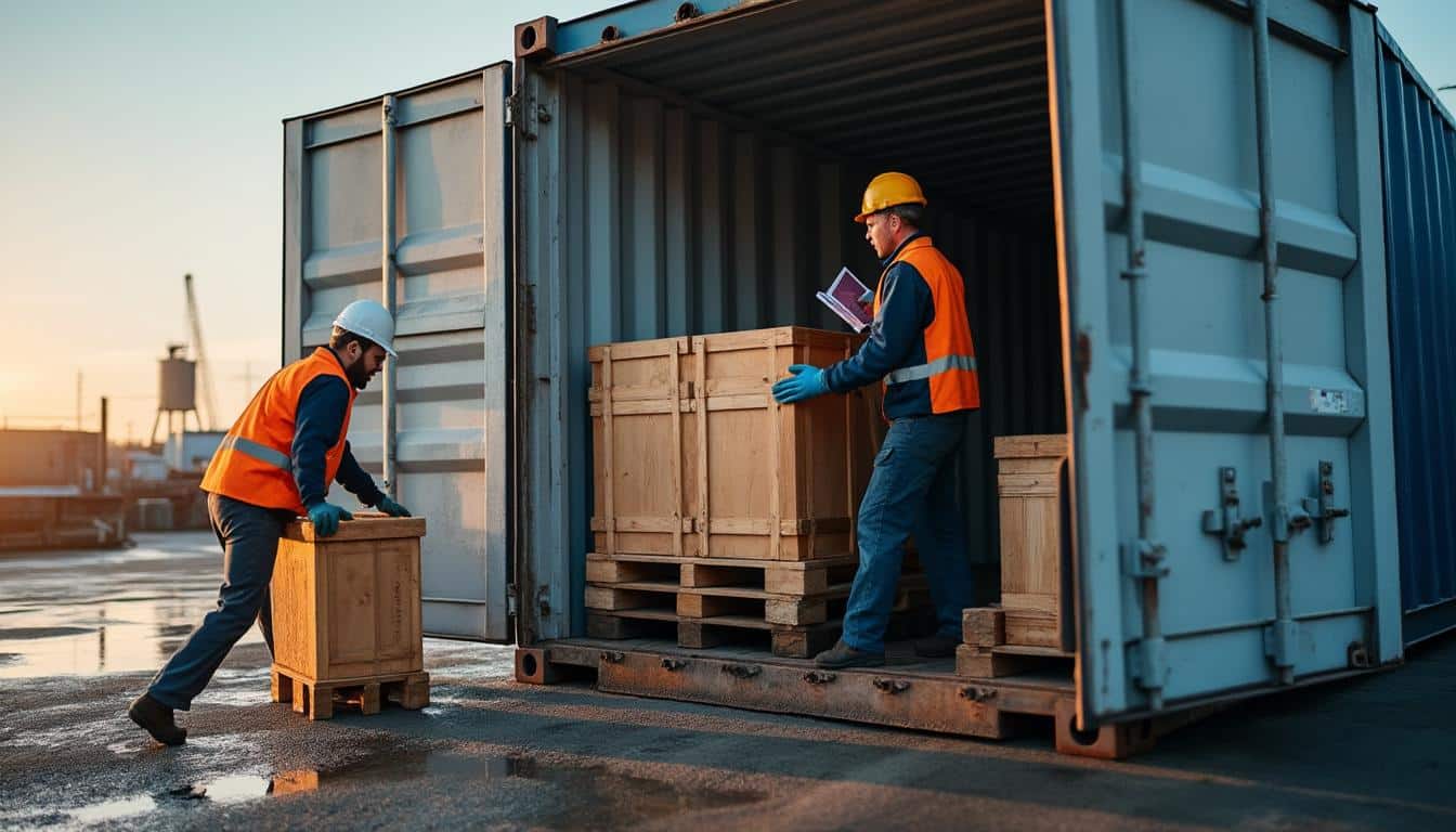 Illustration: Comment dépoter un conteneur étape par étape : guide pratique et outils utilisés