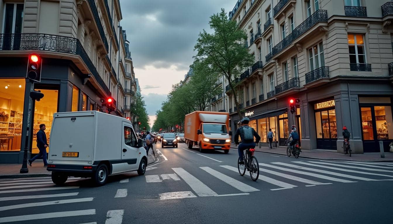 Illustration: Les défis environnementaux, économiques et sociaux de la logistique dans la région parisienne