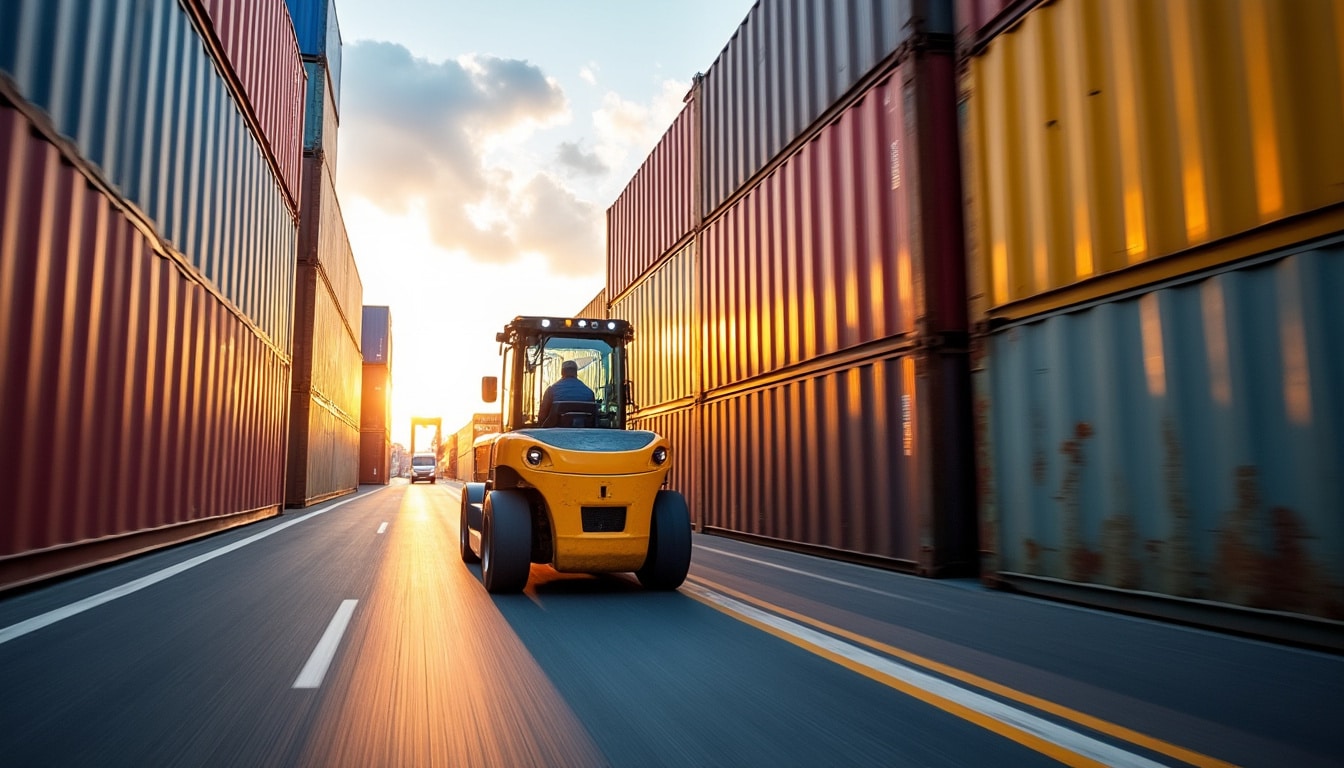 Chariot porte conteneur : guide complet pour une manutention efficace