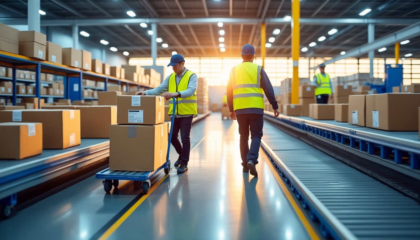 Site Mondial Relay à Réau : plateforme clé pour un tri logistique efficace