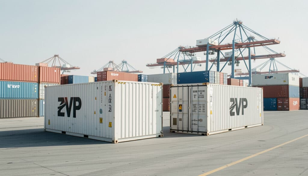 Conteneur en EVP : définition et unité de référence