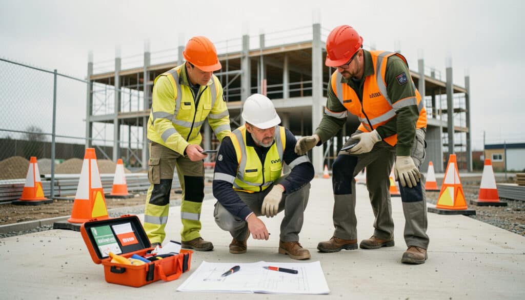 Accident sur un chantier : causes, réflexes et prévention