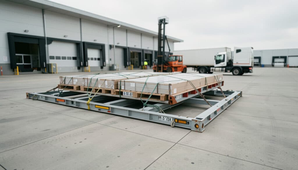 Flat cargo en logistique : définition et usages